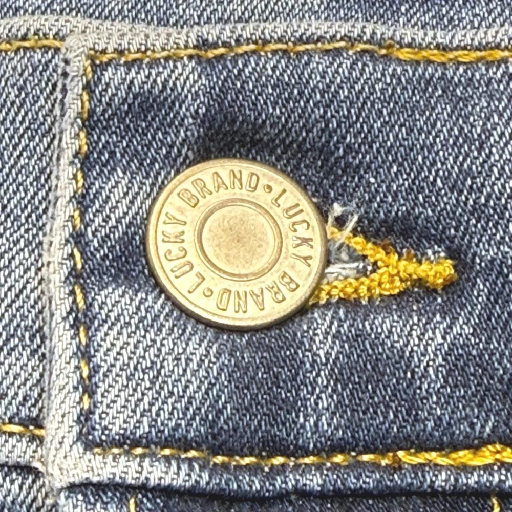 Lucky Brand 223 Straight Leg Men Blue Denim Jeans 36x29 Medium Wash Stretch NWOT